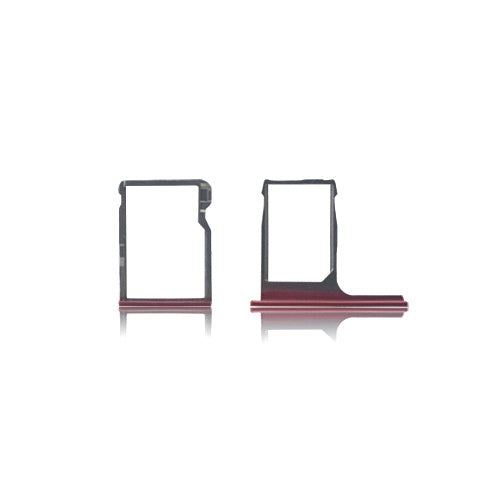 OEM SIM + SD Card Tray for HTC One M8 Glamour Red