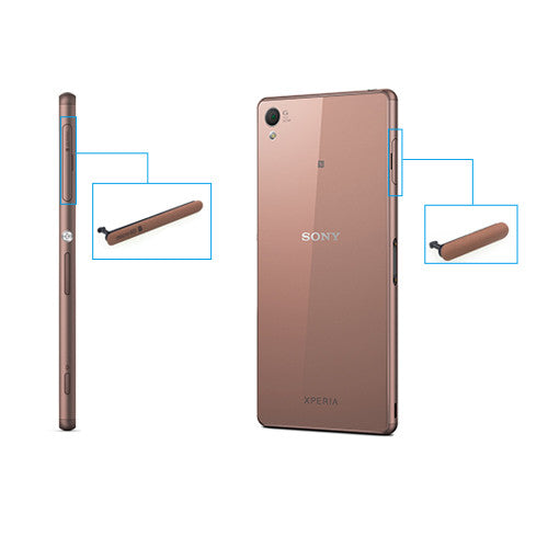 OEM Micro SD+SIM+USB Port Cover Flap for Sony Xperia Z3 Copper