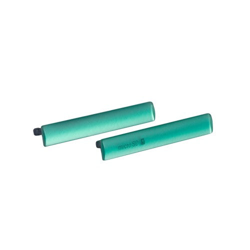 OEM Micro SD + SIM + USB Port Cover Flap for Sony Xperia Z3 Compact Green