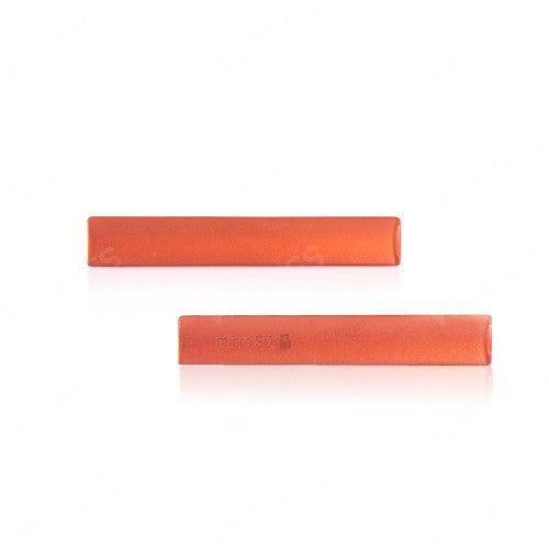OEM Micro SD + SIM + USB Port Cover Flap for Sony Xperia Z3 Compact Orange