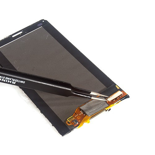 Pro Rhino ESD Safe Stainless Steel Tweezers Super Fine Tip Straight ESD-14 Extended Black