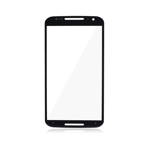 Custom Front Glass for Motorola Moto X2 Black
