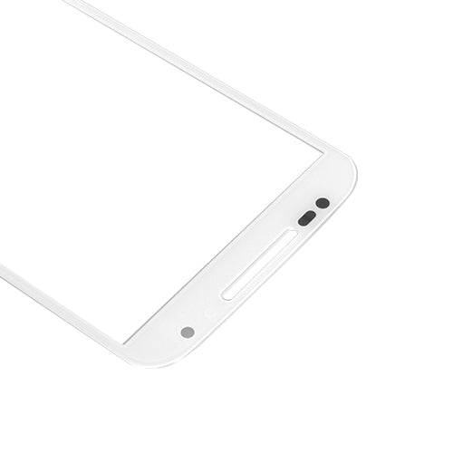Custom Front Glass for Motorola Moto X2 White