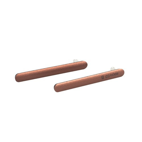 OEM Micro SD+SIM+USB Port Cover Flap for Sony Xperia Z3 Dual Copper