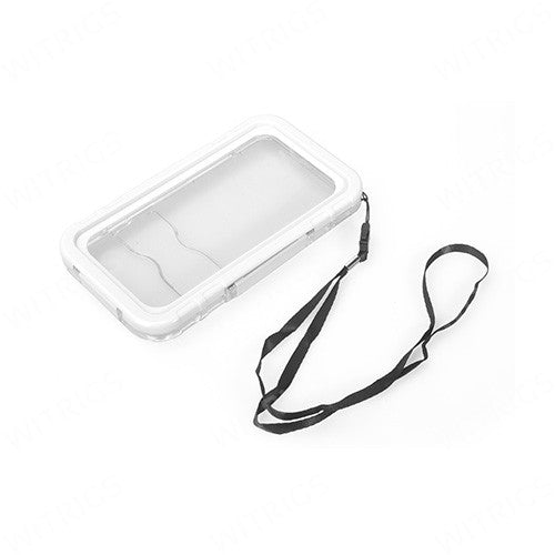 Universal Waterproof Hard Case for Smart Phone White