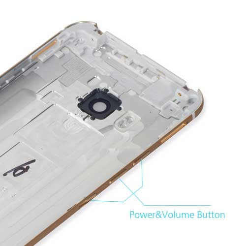 OEM Back Cover for HTC One M9 Silver/Rose Gold