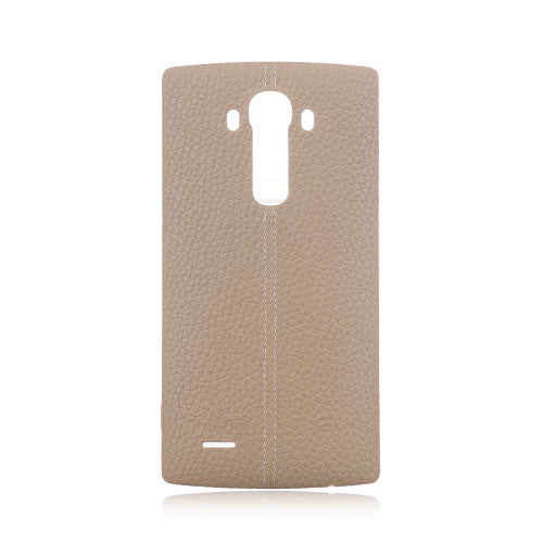 OEM Leather Back Cover for LG G4 Khaki