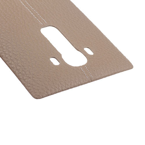 OEM Leather Back Cover for LG G4 Khaki