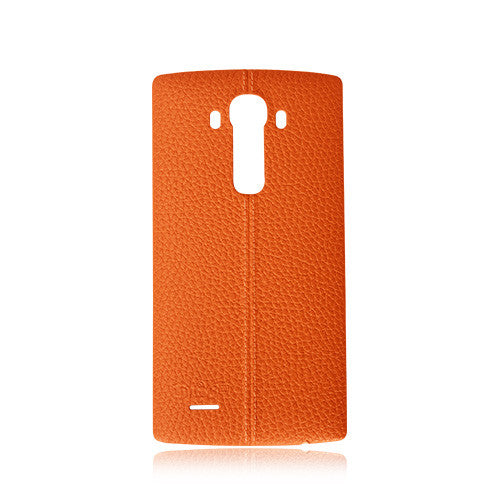 OEM Leather Back Cover for LG G4 Orange