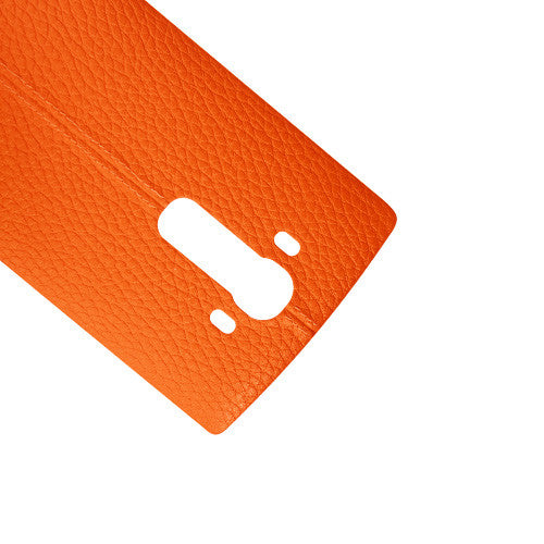 OEM Leather Back Cover for LG G4 Orange