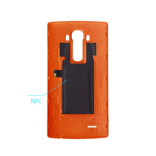 OEM Leather Back Cover for LG G4 Orange