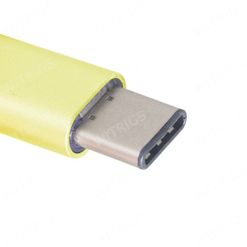 Metal USB Type-C to Micro USB Adapter for OnePlus Two Yellow