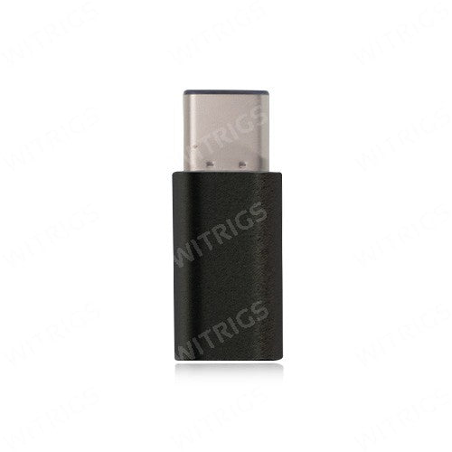 Metal USB Type-C to Micro USB Adapter for OnePlus Two Black