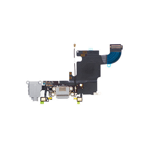 OEM Charging Port & Headphone Jack Flex for iPhone 6S Dark Gray