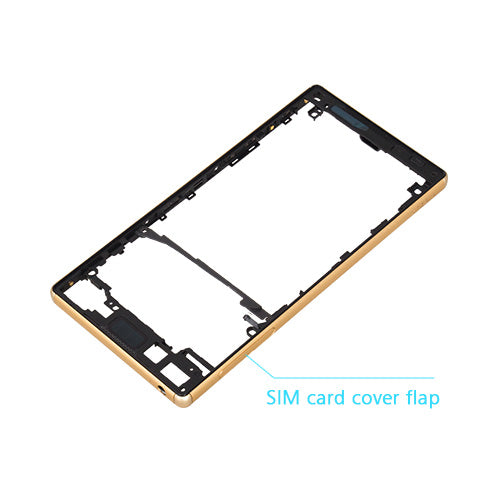 OEM Middle Frame for Sony Xperia Z5 Gold