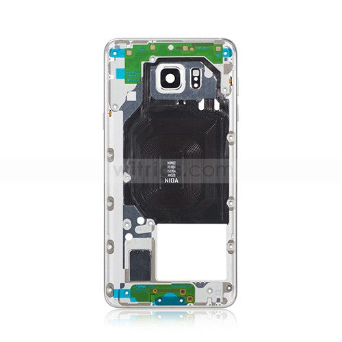 OEM Middle Housing Assembly for Samsung Galaxy Note 5 White