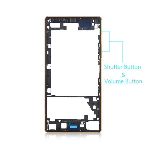 OEM Middle Frame for Sony Xperia Z5 Premium Dual Gold