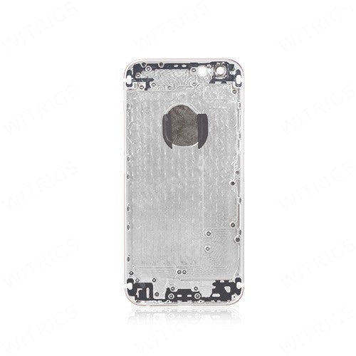 Custom Back Cover for iPhone 6S Silver