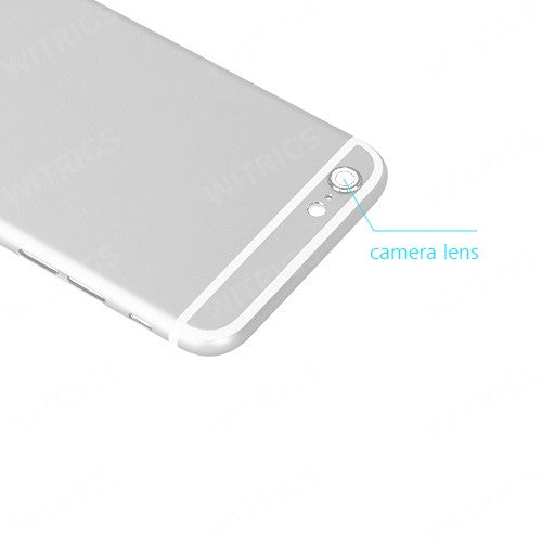 Custom Back Cover for iPhone 6S Silver