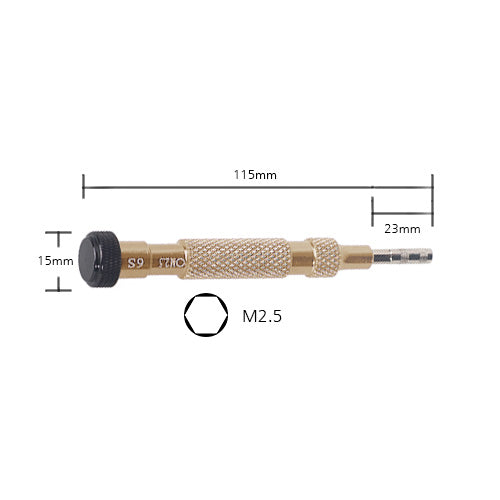 2.5mm Screwdriver for iPhone 6/6S Medium Plate Gold