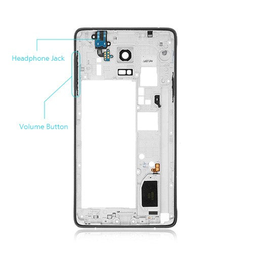 OEM Mid-frame Assembly  for Samsung Galaxy Note 4 SM-N910V Black