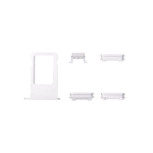OEM Side Button Set for iPhone 6S Plus Silver
