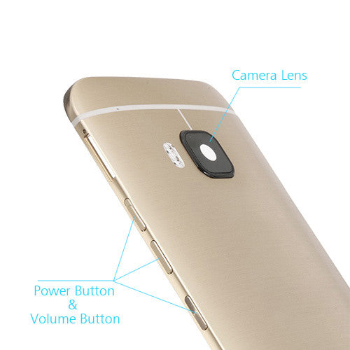 OEM Back Cover for HTC One M9 Gold