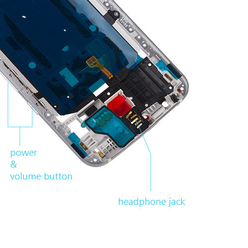 OEM Middle Frame for Motorola Moto X Style White