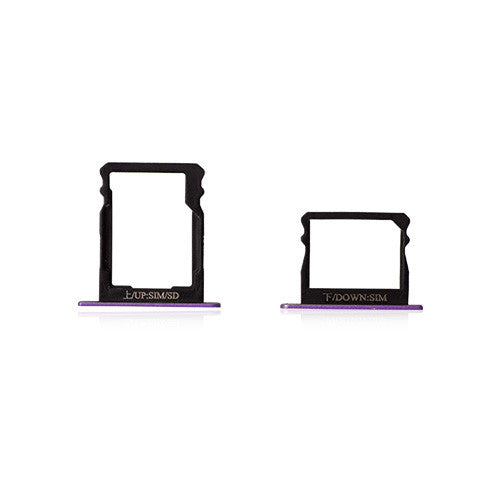OEM SIM & SD Card Tray for Huawei P8 Purple