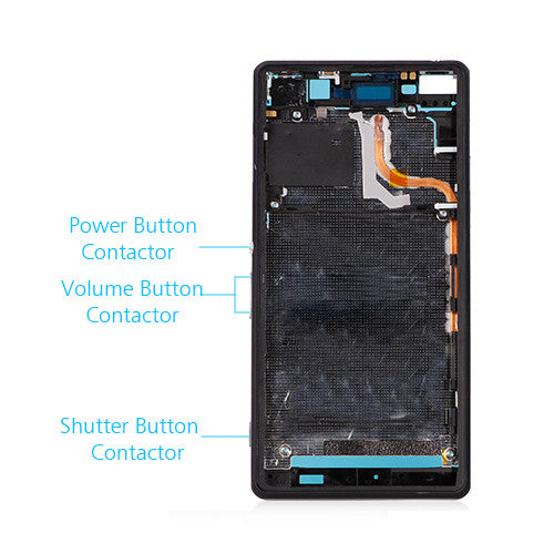 OEM Middle Frame for Sony Xperia Z3V Blue