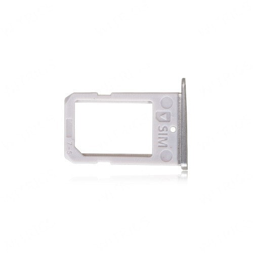 OEM SIM Card Tray for Samsung Galaxy S6 Edge White Pearl