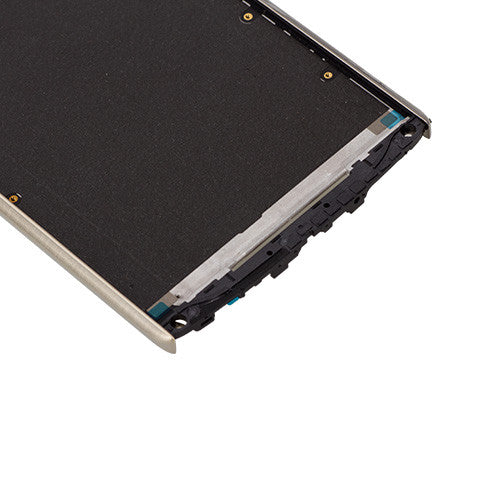 OEM LCD Supporting Frame + Side Strip for LG V10 Silver