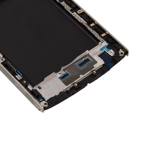 OEM LCD Supporting Frame + Side Strip for LG V10 Silver