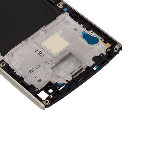 OEM LCD Supporting Frame + Side Strip for LG V10 Silver