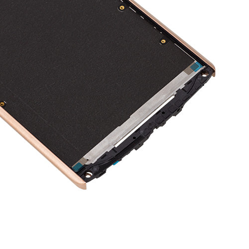 OEM LCD Supporting Frame + Side Strip for LG V10 Gold