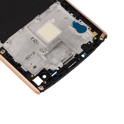 OEM LCD Supporting Frame + Side Strip for LG V10 Gold