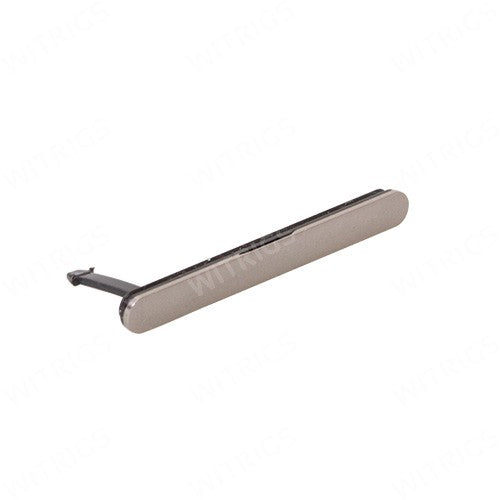 OEM SIM Card Cover Flap for Sony Xperia Z5 Premium Silver Dual
