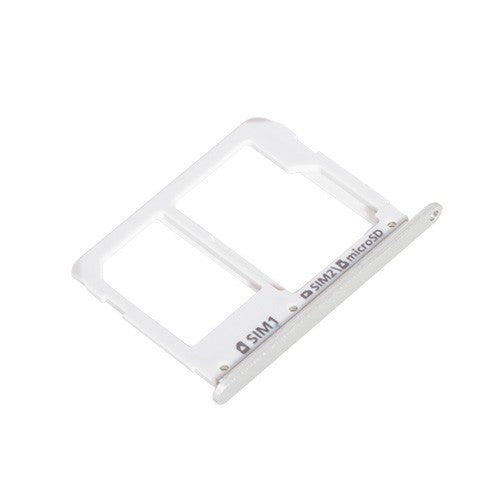 OEM SIM + SD Card Tray for Samsung Galaxy A9(2016) Pearl White