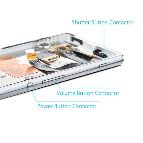 OEM LCD Screen Assembly Replacement for Sony Xperia M5 White