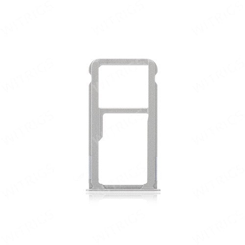 OEM SIM + SD Card Tray for Huawei Ascend Mate 8 Moonlight Silver