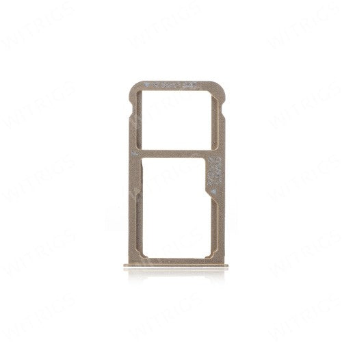 OEM SIM + SD Card Tray for Huawei Mate 8 Mocha Brown