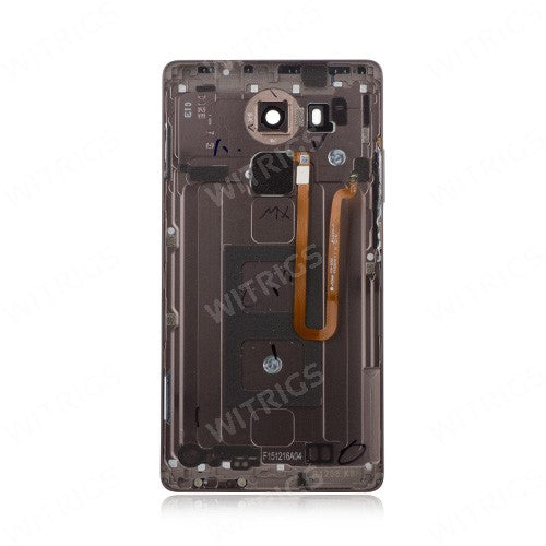 OEM Back Cover with Fingerprint Sensor for Huawei Ascend Mate8 Mocha Brown