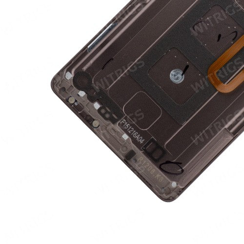 OEM Back Cover with Fingerprint Sensor for Huawei Ascend Mate8 Mocha Brown