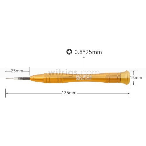 Torx Screwdriver T2 0.7*23mm Orange