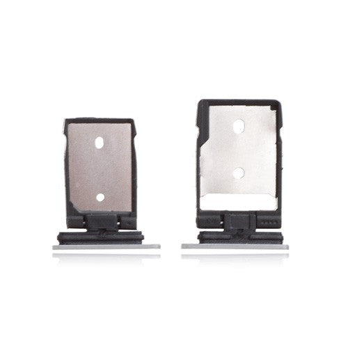 OEM SD + SIM Card Trays for HTC One A9 Opal Silver