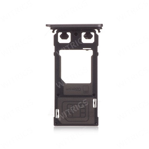 OEM SIM & SD Card Tray for Sony Xperia X Graphite Black
