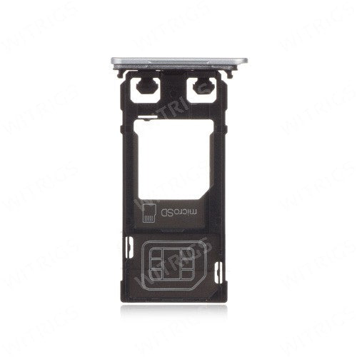 OEM SIM & SD Card Tray for Sony Xperia X White