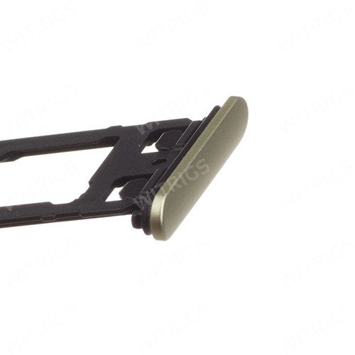 OEM SIM & SD Card Tray for Sony Xperia X Lime Gold