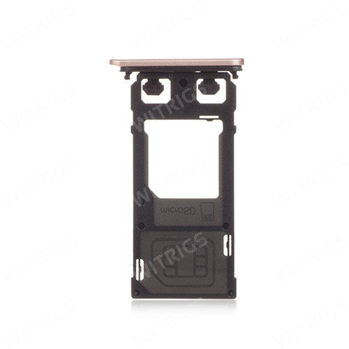OEM SIM & SD Card Tray for Sony Xperia X Rose Gold