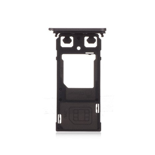 OEM SIM & SD Card Tray for Sony Xperia X Dual Graphite Black